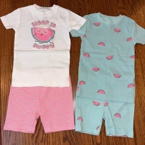 New Carter's Watermelon Print 2 Piece Pajama Set 24M